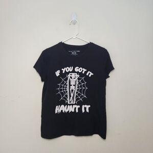 Juniors Social Edition Halloween T-shirt Sz Small